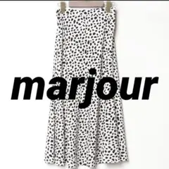 marjour アニマル柄　S 美品　定価 9,790円 フレア　ふわふわのサムネイル