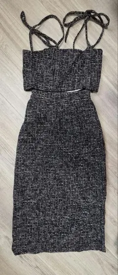 ツィード ビスチェ&スカート セットアップ タグ付き