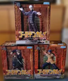 ゴールデンカムイ　月島軍曹　鶴見中尉　鯉登少尉　フィギュア　3点セット