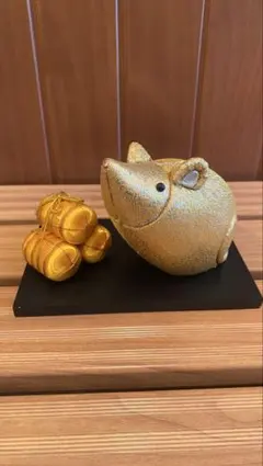 美品】三枝惣太郎 干支の置物 彫刻 ねずみ/子 - メルカリ