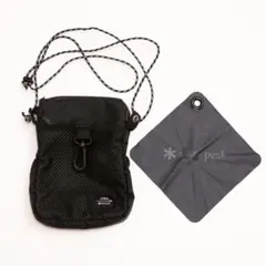 【新品】JINS × Snow Peak サコッシュ クロス セット ブラック
