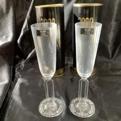 TYROL CRYSTAL RIEDEL シャンパングラス 2個セット