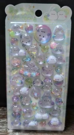 うるちゅるポップシール シマエナガ オバケーヌ