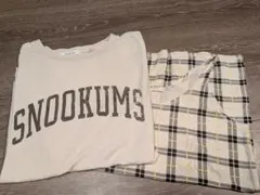 GLOBAL WORK SNOOKUMS ロゴTシャツ Mサイズのサムネイル