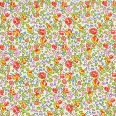 ✿　リバティ　エロイーズ　オレンジ×グリーン　110×33ｃｍ