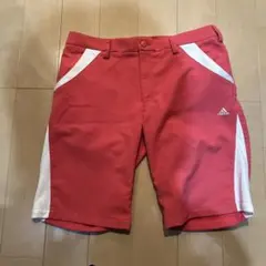 adidas 赤 ショートパンツ
