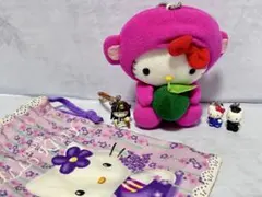 【希少】ハローキティ 大分限定ぬいぐるみ フィギュアセット 巾着袋