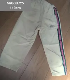 MARKEY'S 110cm 長ズボン サイドストライプ