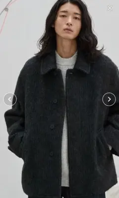 WYM SHAGGY SHORT SOUTIEN COLLAR BLOUSON