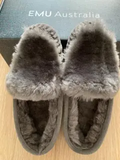 EMU Australia チャコール モカシン超美品