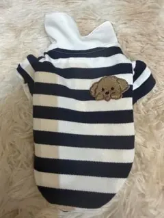 犬服 ストライプ ポロシャツ