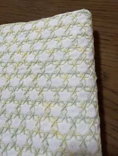 刺し子ふきん完成品　星つなぎのサムネイル