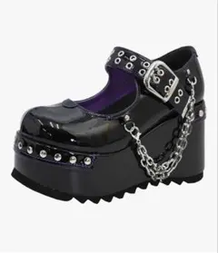 YOSUKE(ヨースケ) レディース 4460089パンプス ブラック パープル