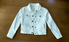 GAP Kids 120 ホワイトデニムジャケット Gジャン