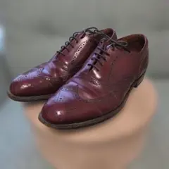 ボストニアン BOSTONIAN ウイングチップ 81/2EEE バーガンディ