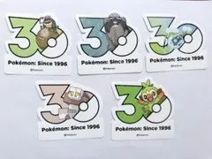 韓国限定】ポケモン メガフェスタ 30周年 ステッカー 5枚セット - メルカリ