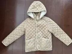 アーバンリサーチ　キルティングジャケット アウター　ベージュ　フード付135cm