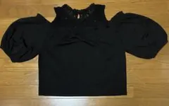INGNI 半袖 オフショルダー ブラック トップス M
