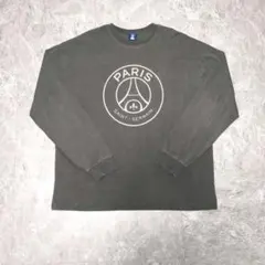 【極美品】パリサンジェルマン ピグメント ロングTシャツ ロンT フェード黒 Lのサムネイル