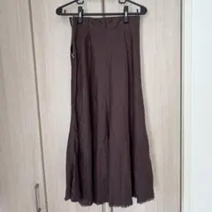 Mila Owen ブラウン　ロングスカート