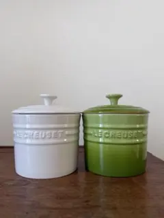 LE CREUSET スパイスジャー　キャニスター 保存容器　2個セットのサムネイル