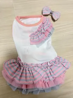 godpiva ゴッドピバ Sサイズ クールワンピ 犬服 バレッタ付き