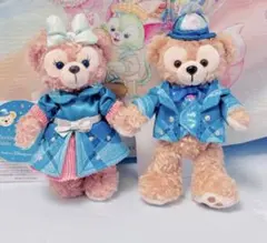 ジュビリー ぬいぐるみバッジ ダッフィー シェリーメイ ディズニーシー 25周年