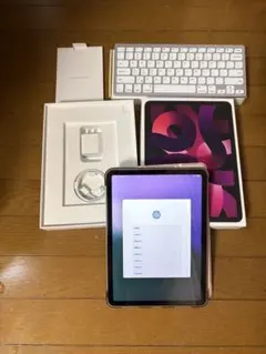 【最終値下げ】iPad Air 5 64GB ピンクAnkerキーボード付き