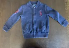 Ralph  Lauren ネイビー　コットン　ジップアップ