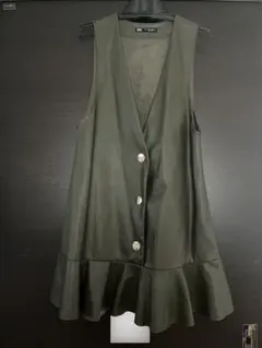 ZARA オリーブグリーン ベスト