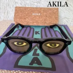 AKILA LOGOS サングラス　ブラック/イエローのサムネイル