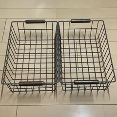 金属製バスケット2点セット