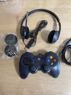 Logi 有線コントローラー F310rとヘッドセットH340r