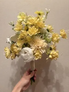 【SALE】プリザーブドフラワー ブーケ・ブートニア セット