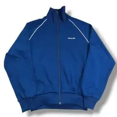 美品 adidas トラックジャケット 西ドイツ デサント ネイビー M