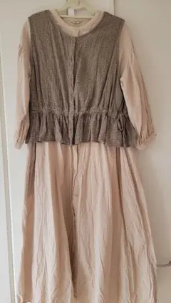 サマンサモスモス リネン ワンピース ベスト セット