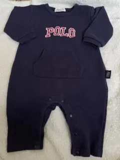 POLO Baby 60-70 ロンパース ネイビー ベビー服 秋冬 男の子用のサムネイル