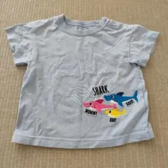 GU Baby Shark Tシャツ 80cm ピンクフォンのサムネイル