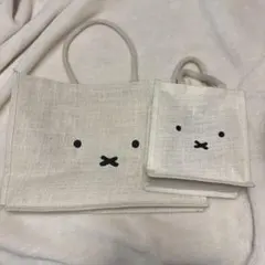 ミッフィー ジュートバッグ Miffy 西松屋 トートバッグ A3 A6