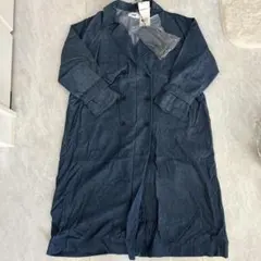 新品タグ付きダークブルー トレンチコート単価9000円