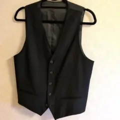 新品【H&М】ブラック ジレ ベスト