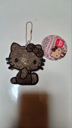 新品ハローキーテイライトストーンミニクッションBCキーホルダー