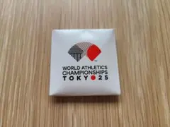 【完全新品未使用】世界陸上 バッジ マグネットピンバッチ 記念品 非売品 東京