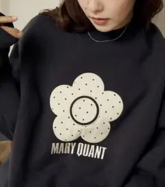 MARY QUANT スウェット トレーナー　ネイビー