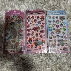 パワーパフガールズ キャラクターシール 3シートセット