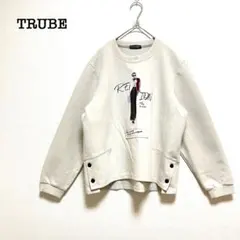 TRUBE トゥルべ　チュニック　プルオーバー　ベージュ　オシャレ　かわいい