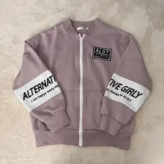 ALGY 上着　フードなしパーカー　ピンク