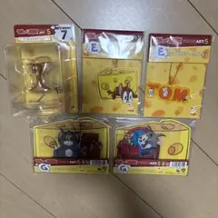 トムジェリ　Happyくじ　Ａ賞　ボールにはさまれたジェリー　Ｅ賞　G賞　５種