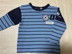 BeBe ストライプ 長袖カットソー　JALコラボ