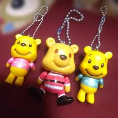 ディズニーくまのプーさん キーホルダー 3体セット